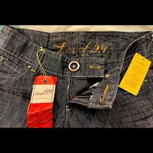 High-End Level 99 Dark Denim Jeans
